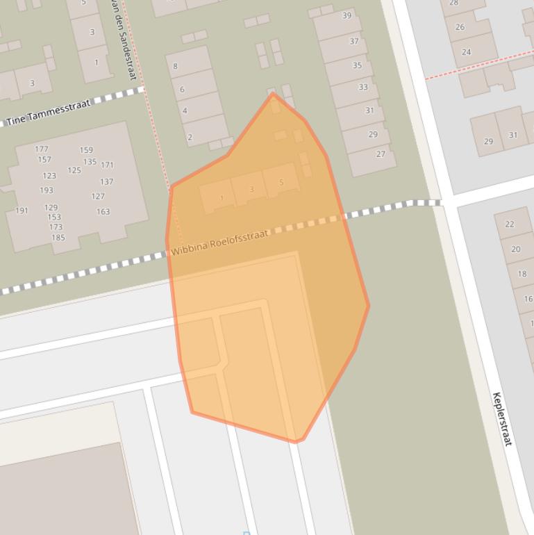 Kaart van postcodegebied 4816DG.