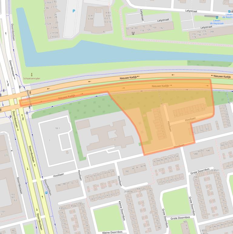 Kaart van postcodegebied 4816EB.