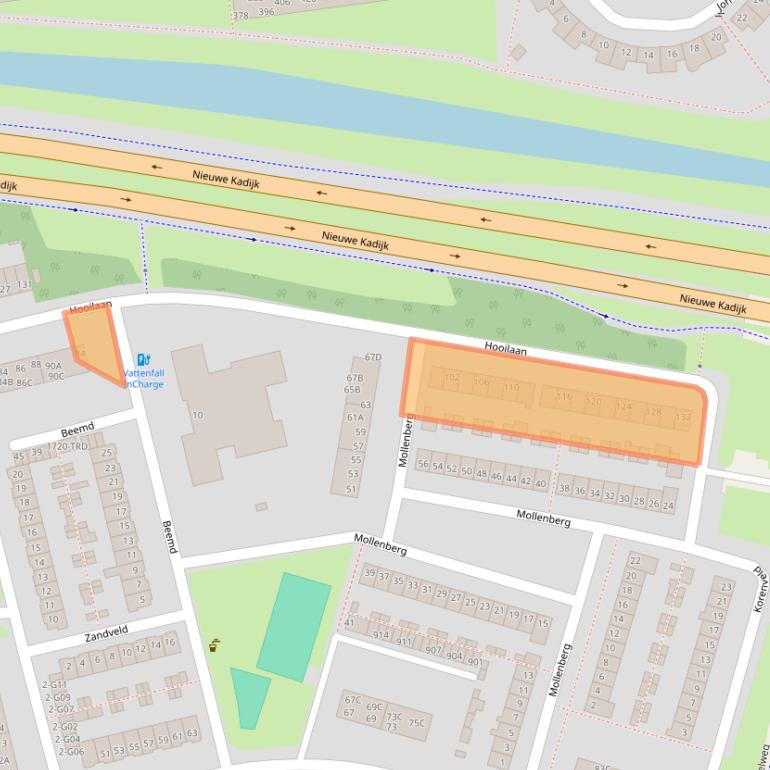 Kaart van postcodegebied 4816EJ.