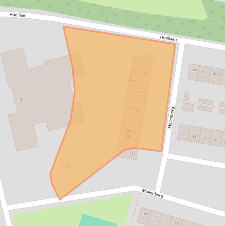 Kaart van postcodegebied 4816HD.