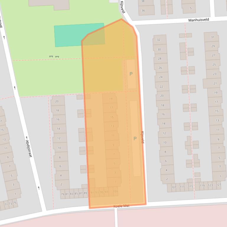 Kaart van postcodegebied 4816JM.