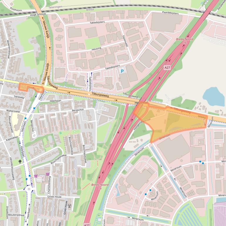 Kaart van postcodegebied 4817BK.