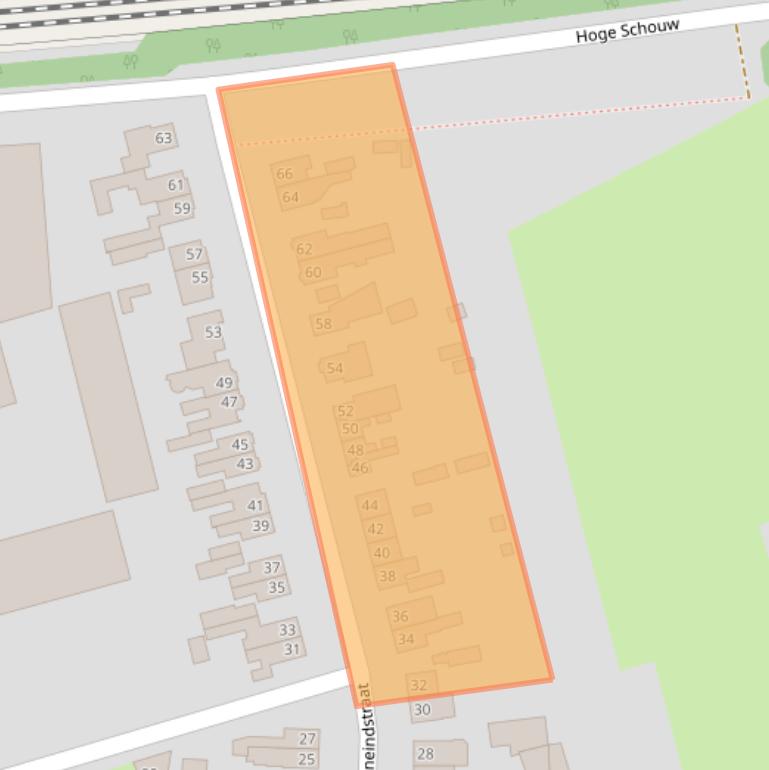 Kaart van postcodegebied 4817BP.