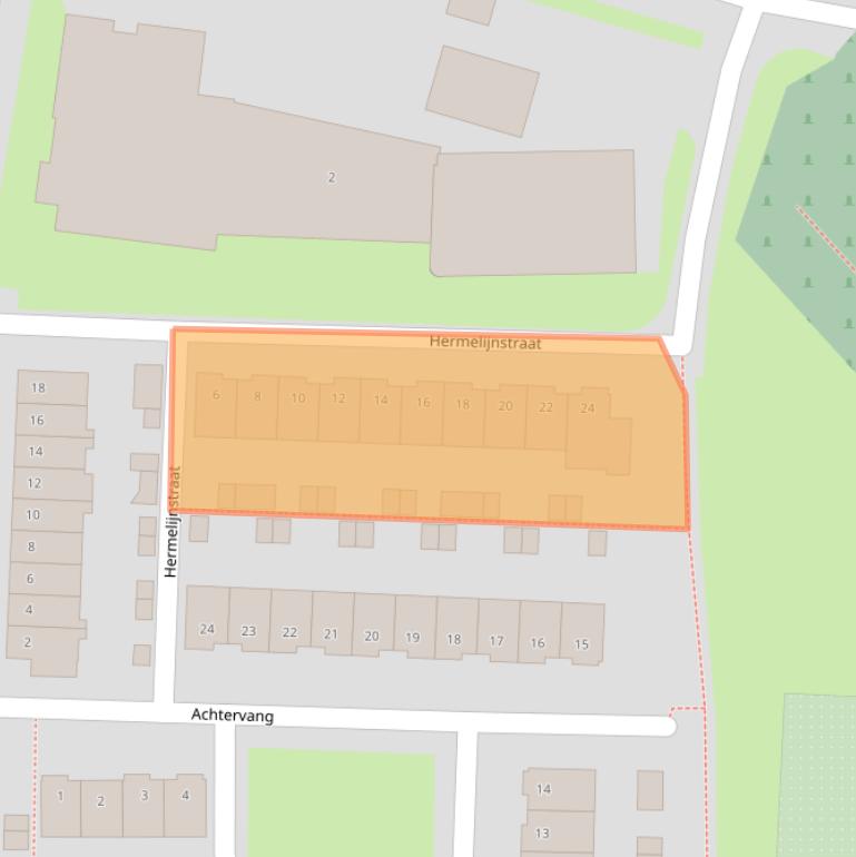 Kaart van postcodegebied 4817BT.