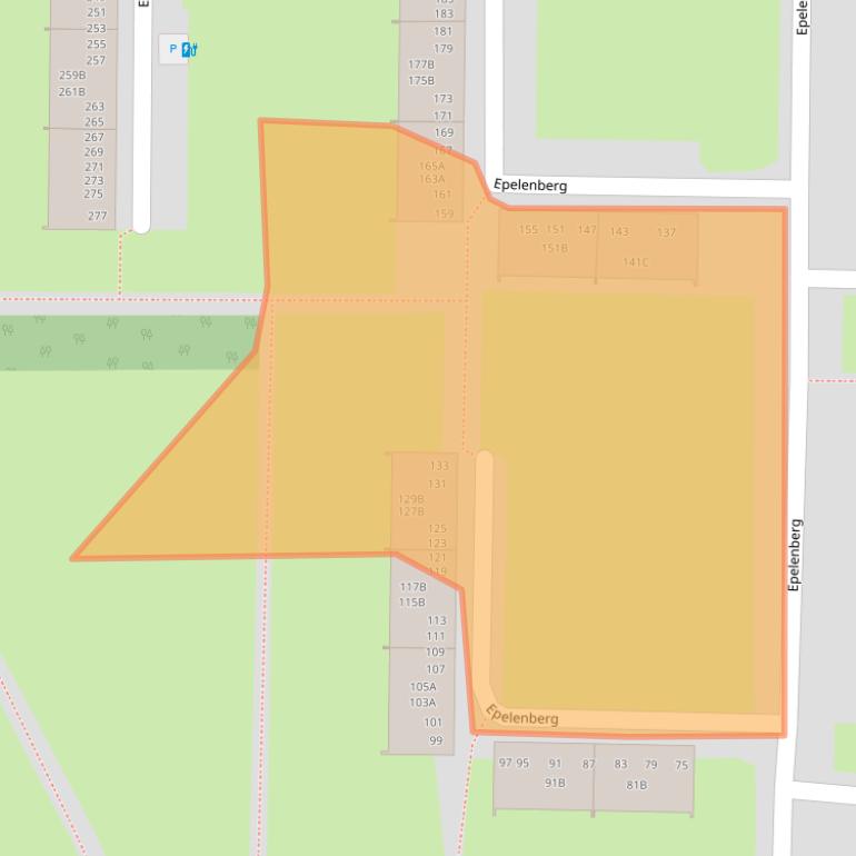 Kaart van postcodegebied 4817CD.