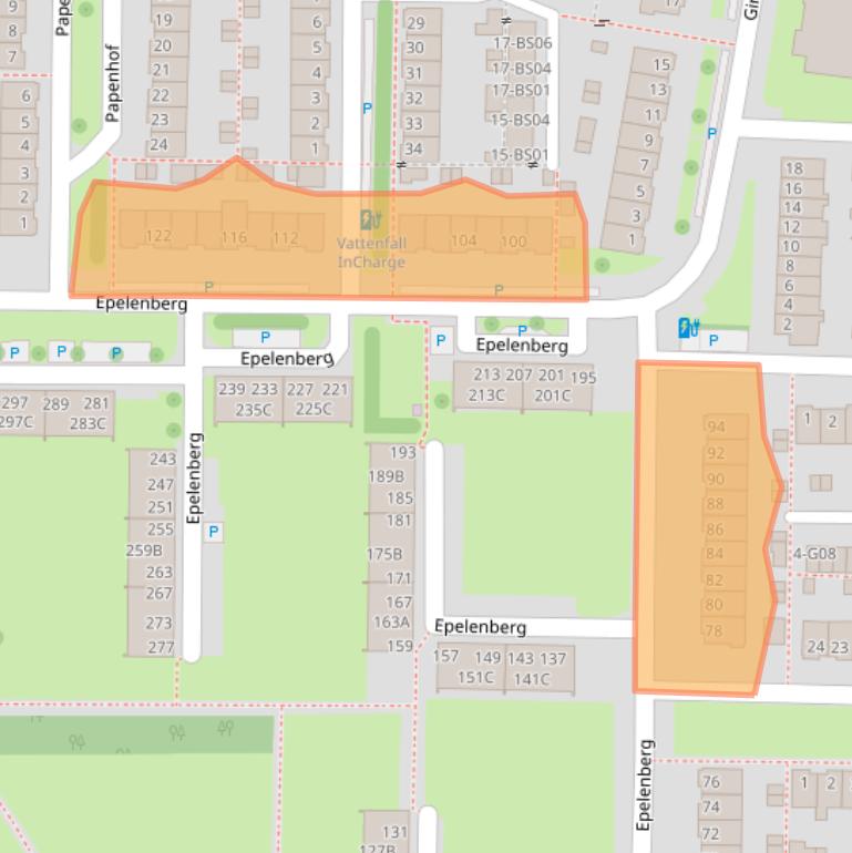 Kaart van postcodegebied 4817CP.