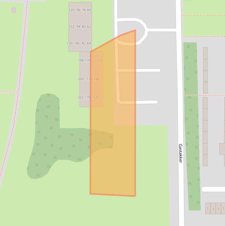 Kaart van postcodegebied 4817DK.