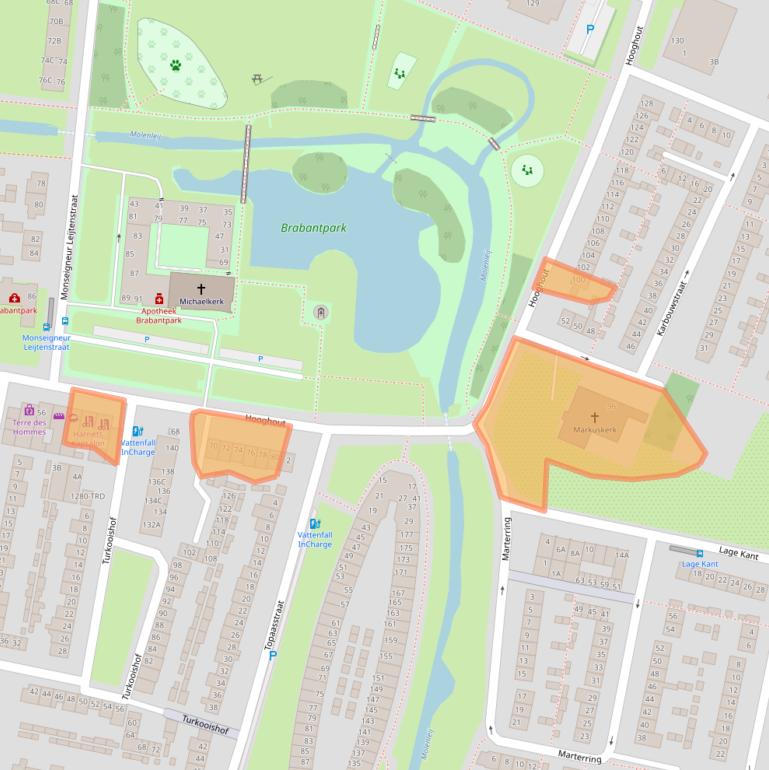 Kaart van postcodegebied 4817ED.