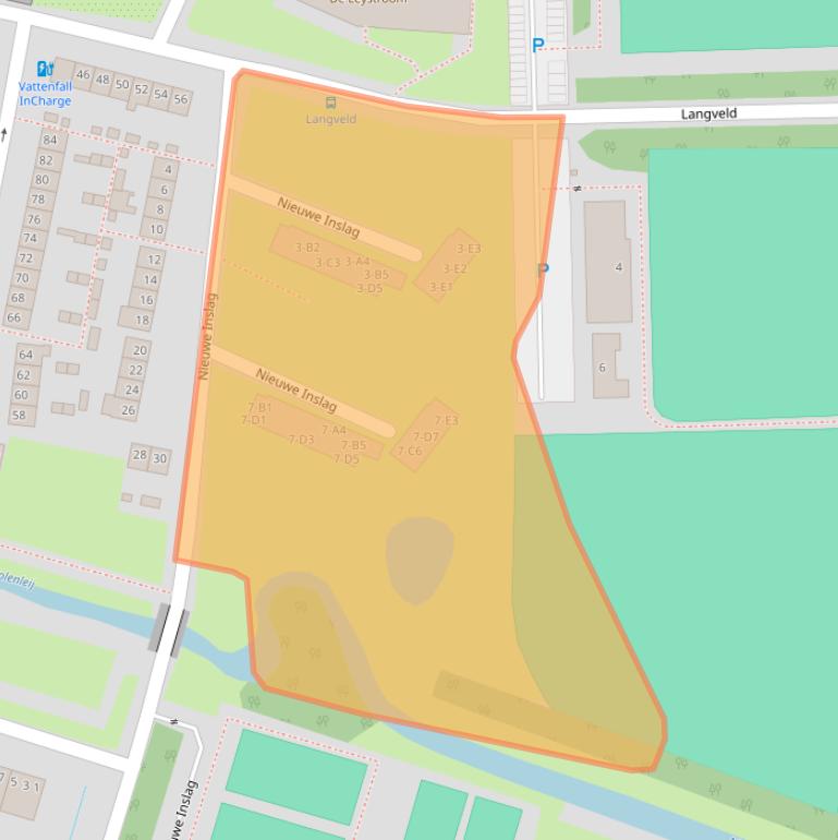 Kaart van postcodegebied 4817GM.