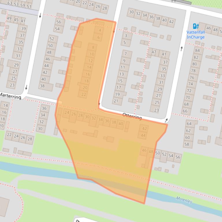 Kaart van postcodegebied 4817GS.
