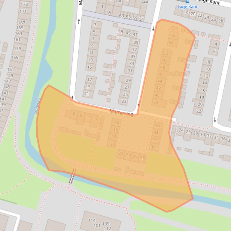 Kaart van postcodegebied 4817GW.