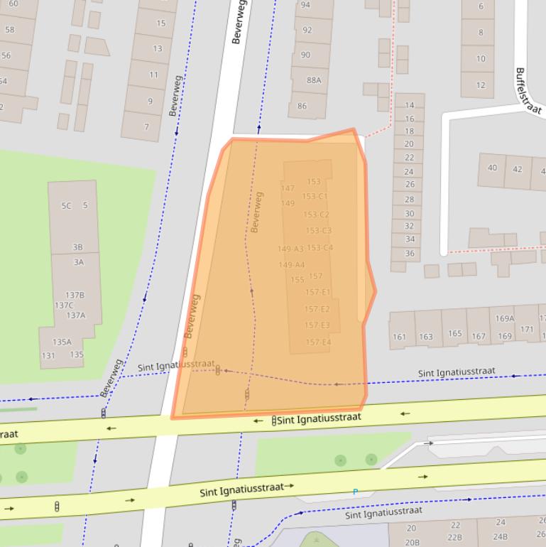 Kaart van postcodegebied 4817KG.