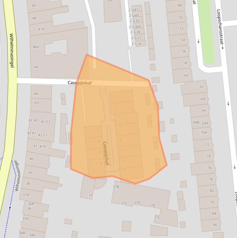 Kaart van postcodegebied 4817MM.