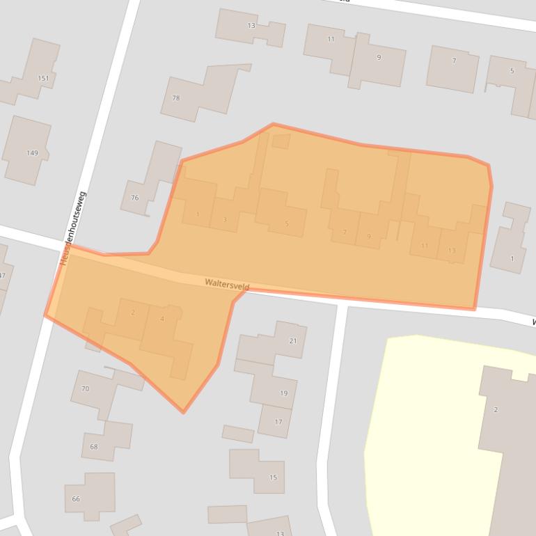 Kaart van postcodegebied 4817NG.