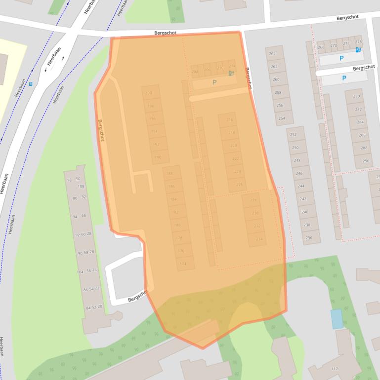 Kaart van postcodegebied 4817PD.