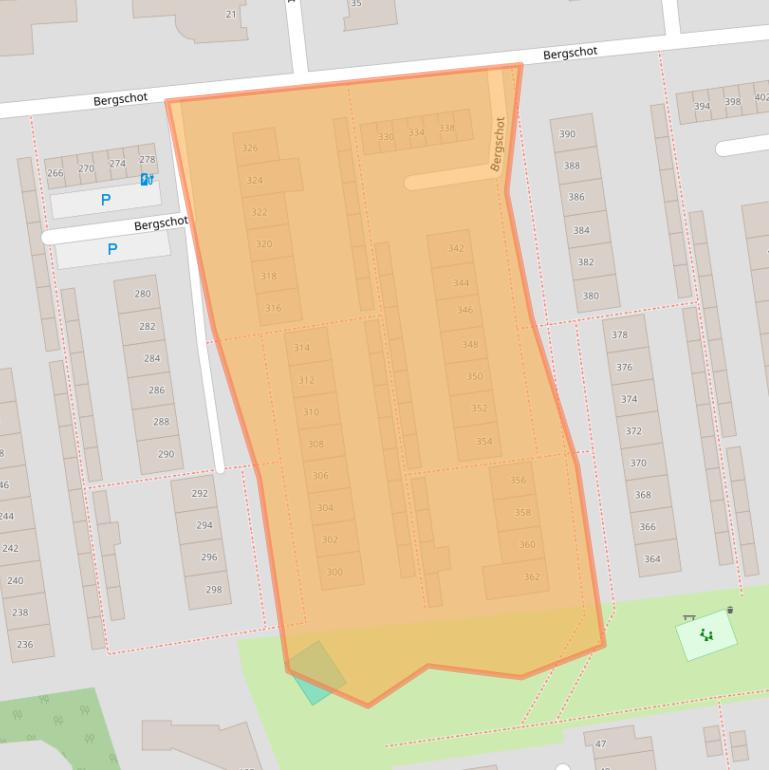 Kaart van postcodegebied 4817PG.