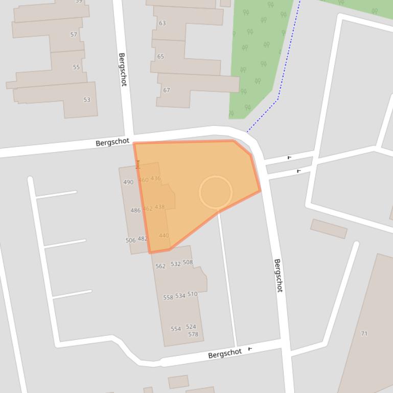 Kaart van postcodegebied 4817PJ.