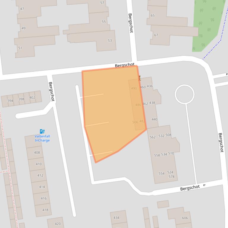 Kaart van postcodegebied 4817PK.