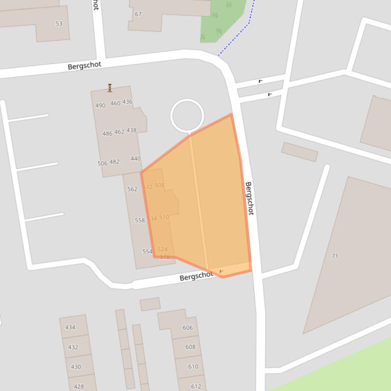 Kaart van postcodegebied 4817PL.