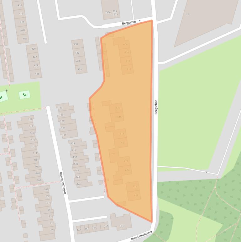 Kaart van postcodegebied 4817PN.