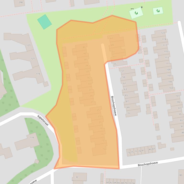 Kaart van postcodegebied 4817PR.