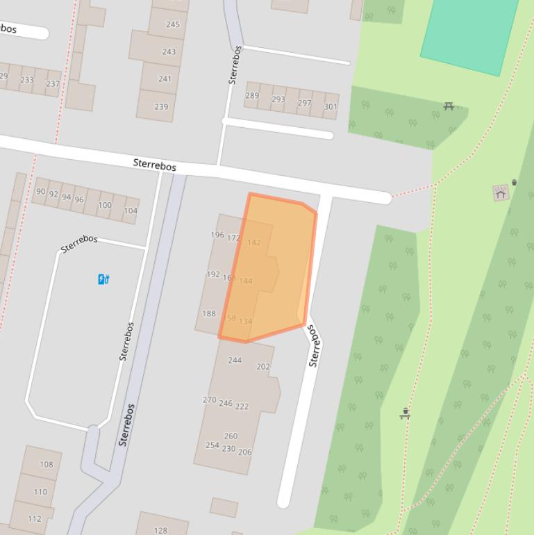 Kaart van postcodegebied 4817SK.