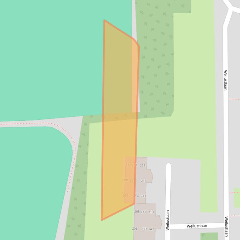 Kaart van postcodegebied 4817TG.