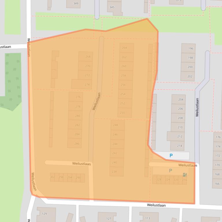 Kaart van postcodegebied 4817TR.