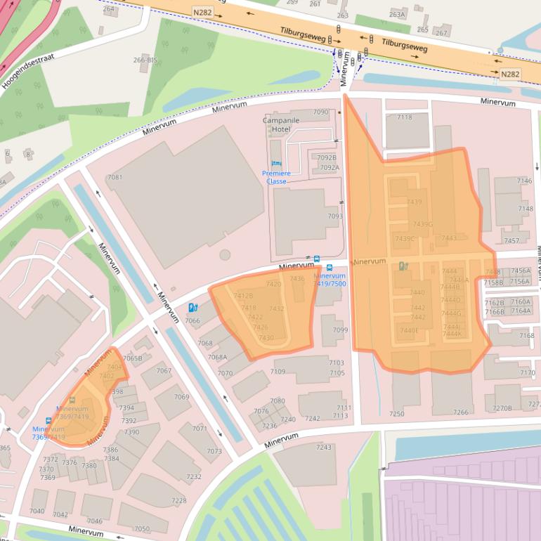 Kaart van postcodegebied 4817ZG.