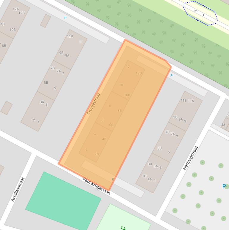 Kaart van postcodegebied 4818BK.