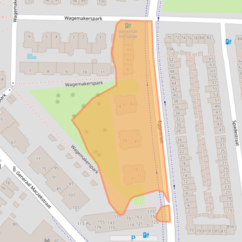 Kaart van postcodegebied 4818BR.