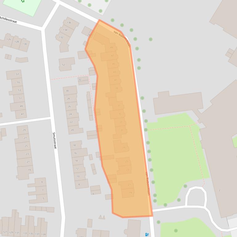 Kaart van postcodegebied 4818EA.