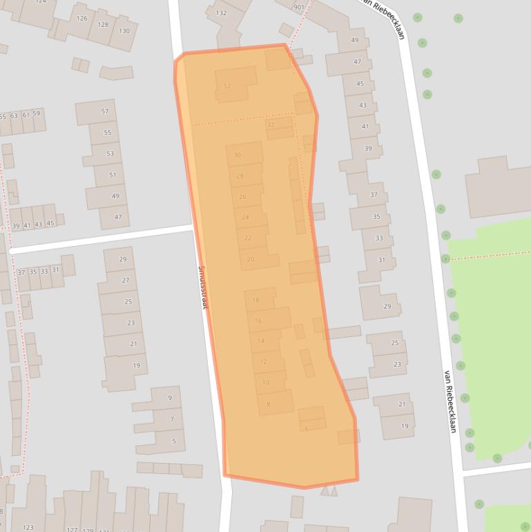 Kaart van postcodegebied 4818ED.