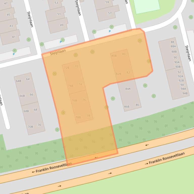 Kaart van postcodegebied 4818EV.