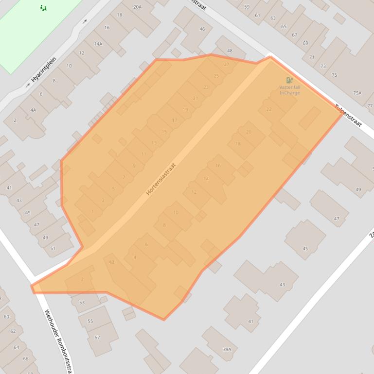 Kaart van postcodegebied 4818GM.