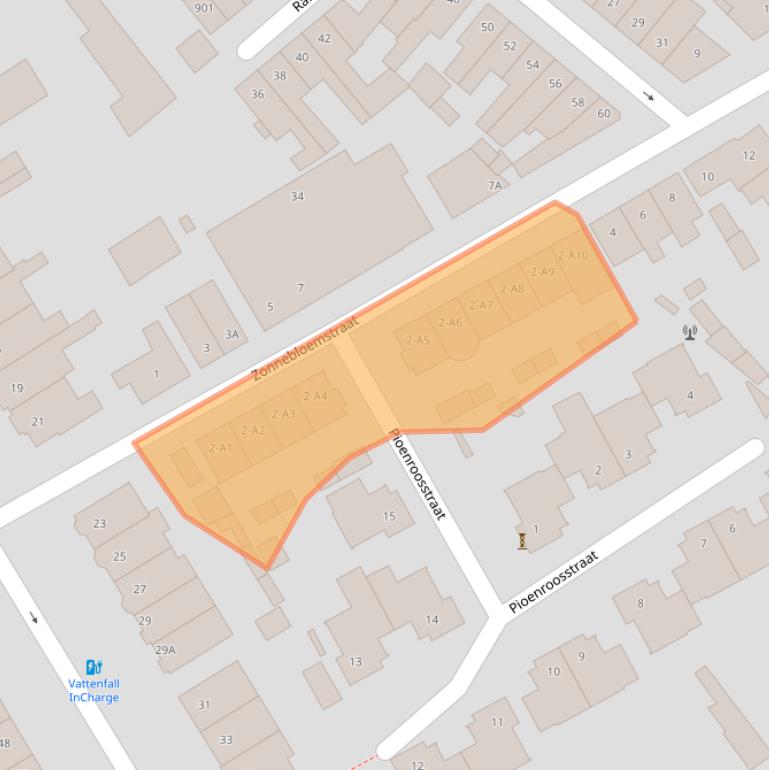 Kaart van postcodegebied 4818HL.