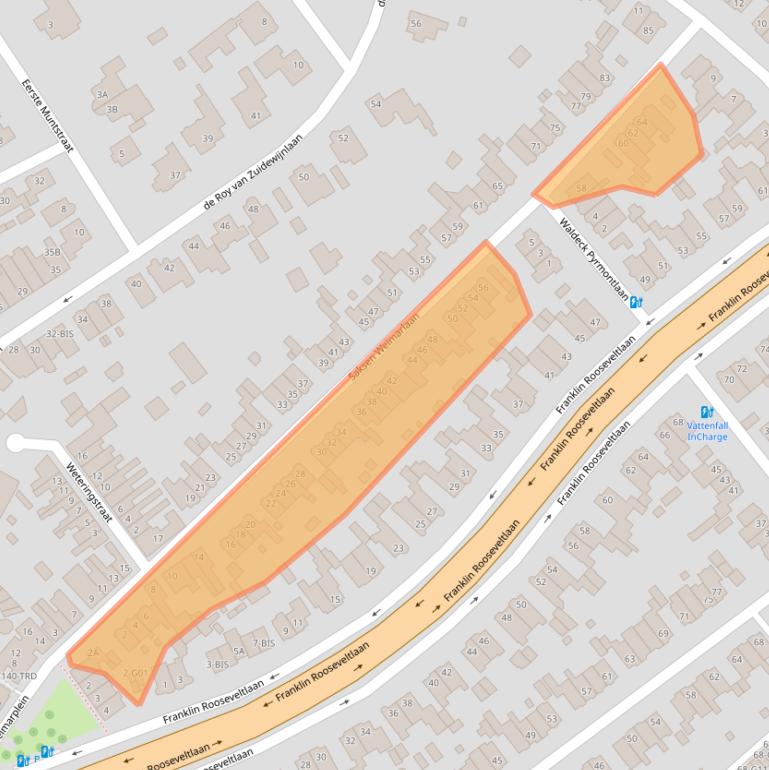 Kaart van postcodegebied 4818LC.