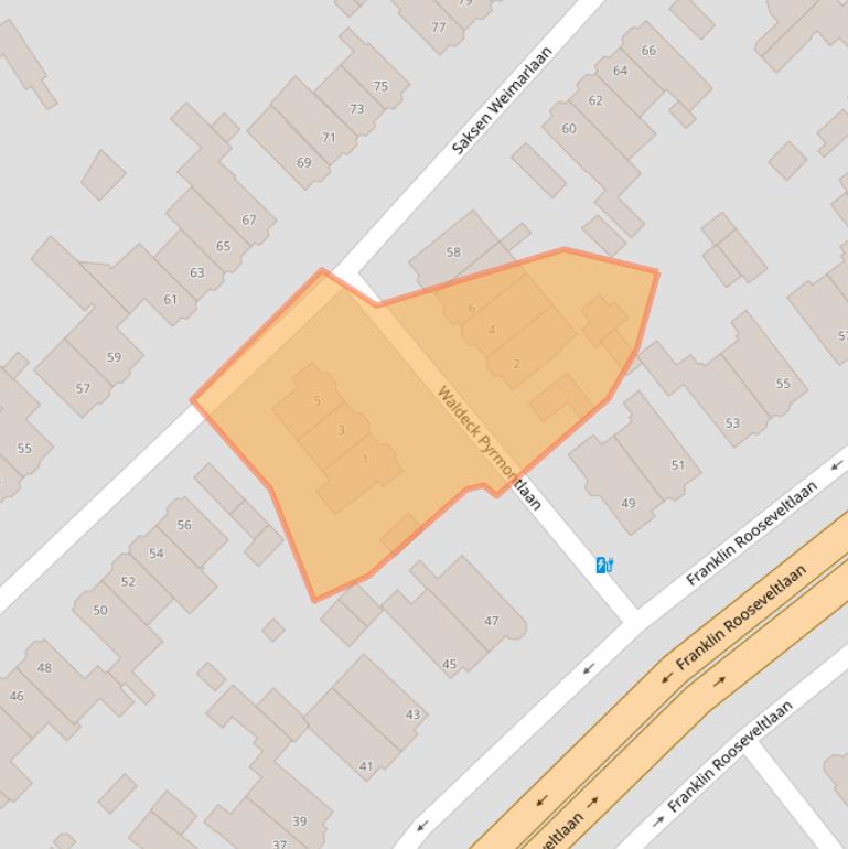 Kaart van postcodegebied 4818LE.