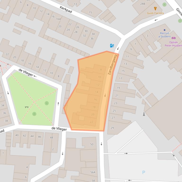 Kaart van postcodegebied 4818LM.