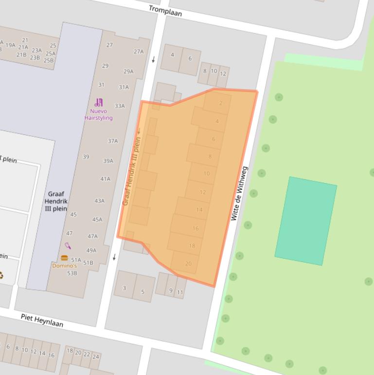 Kaart van postcodegebied 4819AH.