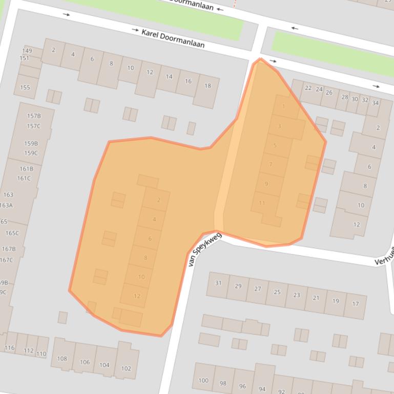 Kaart van postcodegebied 4819BM.