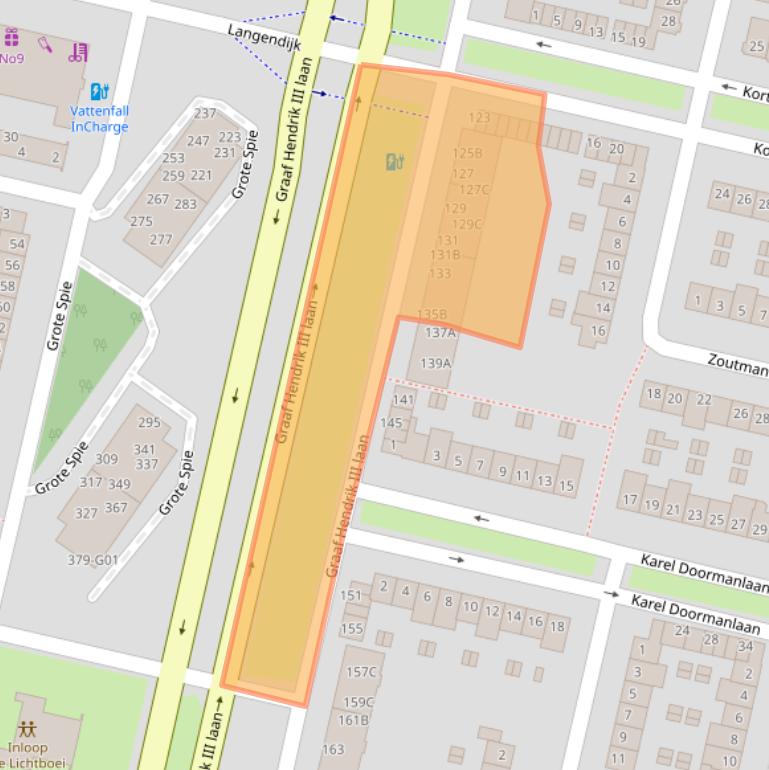 Kaart van postcodegebied 4819CD.