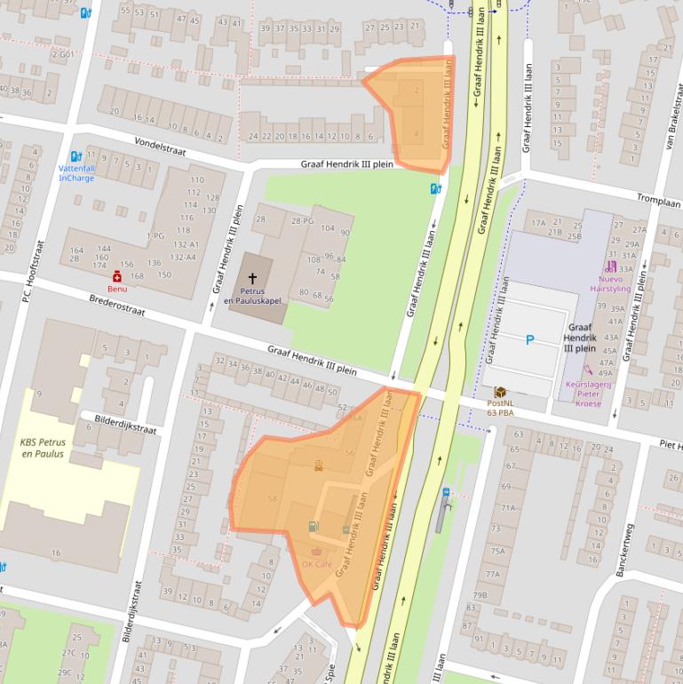 Kaart van postcodegebied 4819CH.