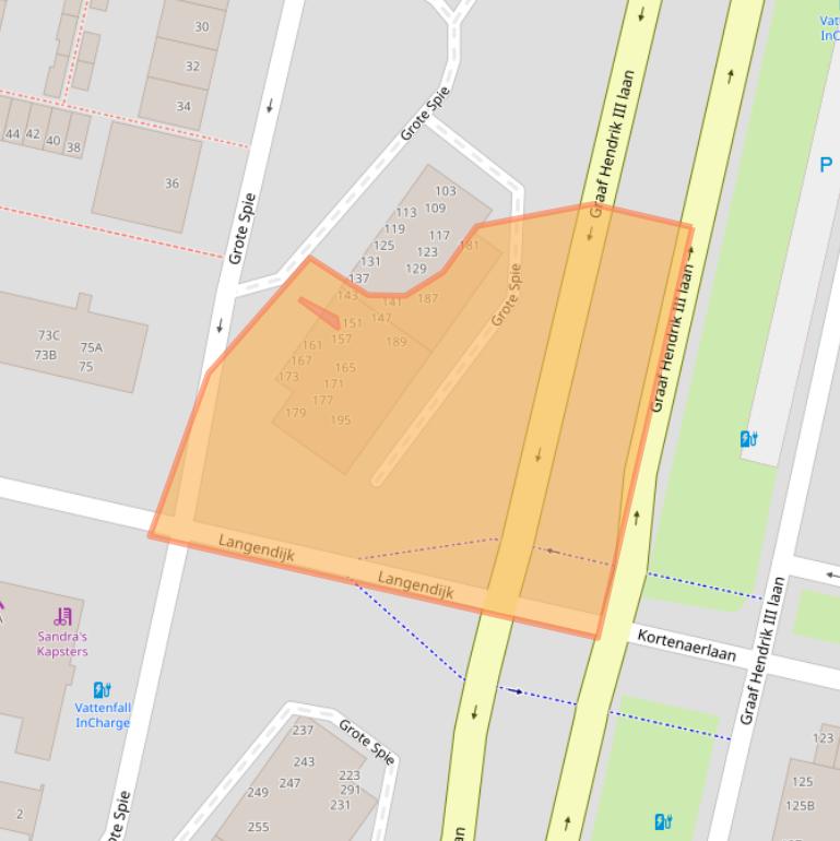 Kaart van postcodegebied 4819CR.