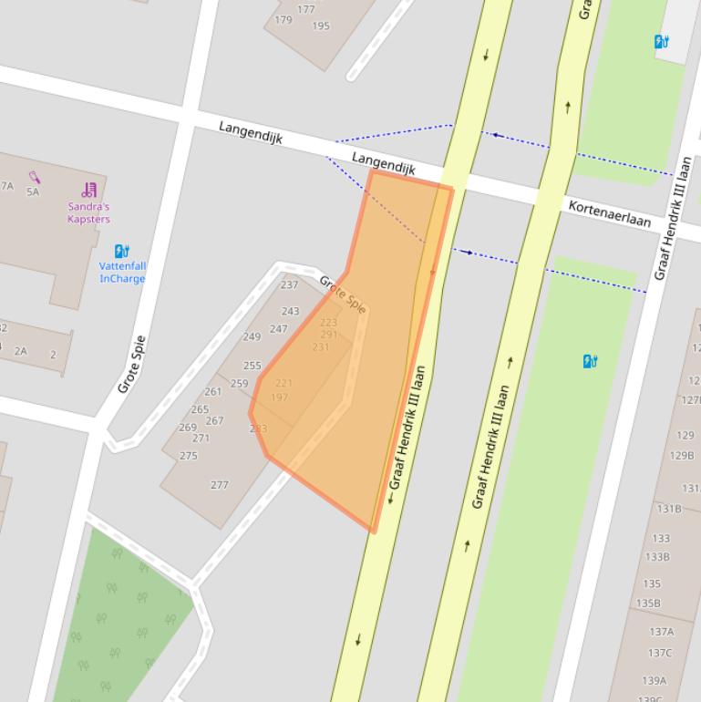 Kaart van postcodegebied 4819CS.