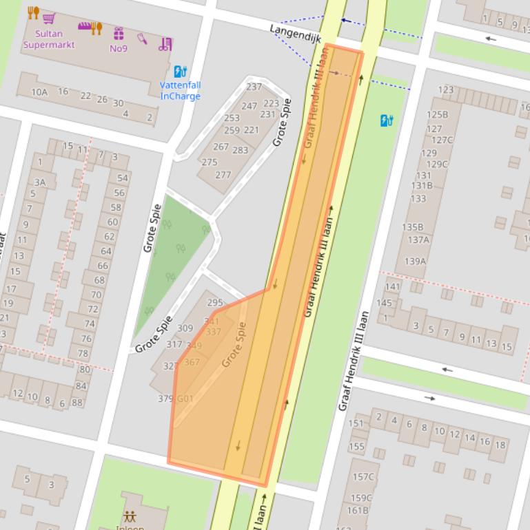 Kaart van postcodegebied 4819CW.