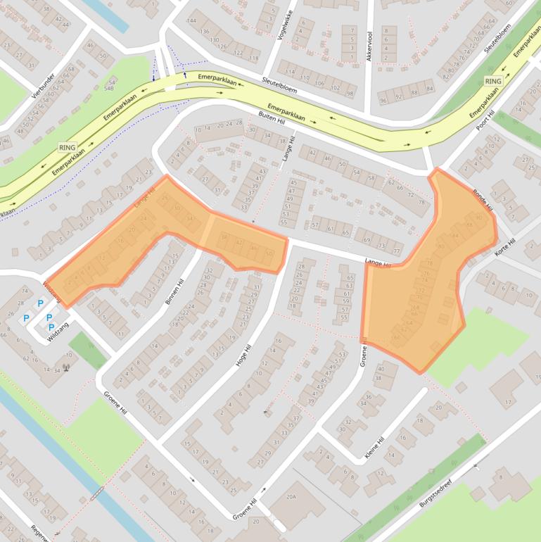 Kaart van postcodegebied 4822AA.