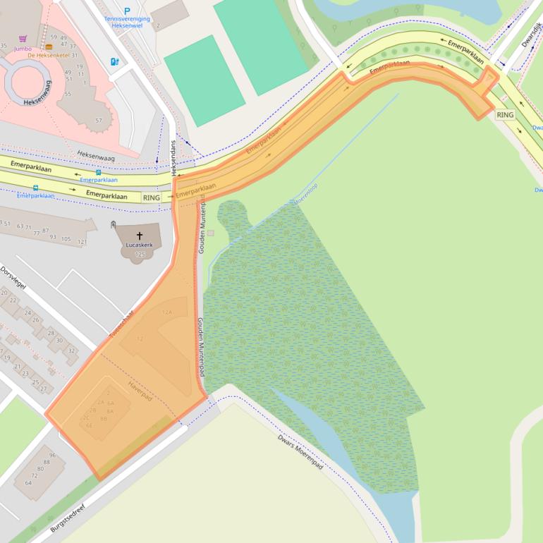 Kaart van postcodegebied 4822AT.