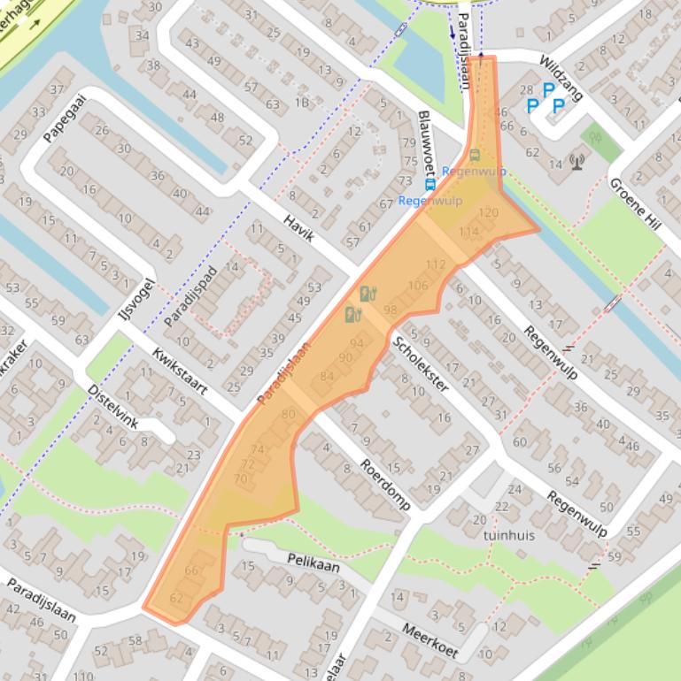 Kaart van postcodegebied 4822PG.