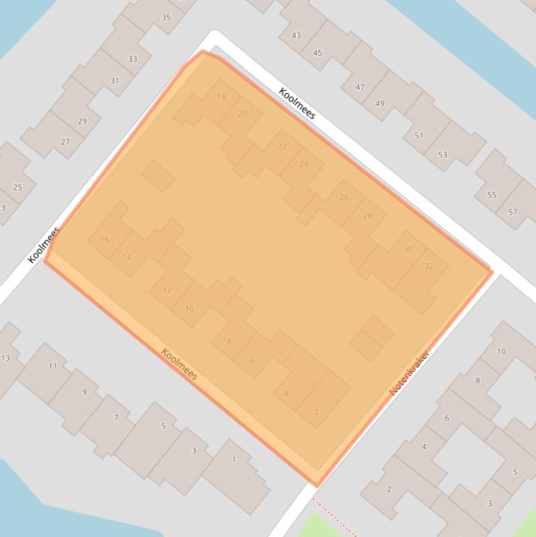 Kaart van postcodegebied 4822PN.